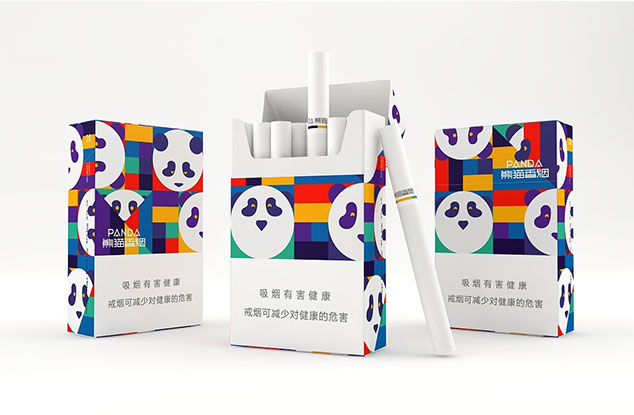熊貓香煙包裝設計